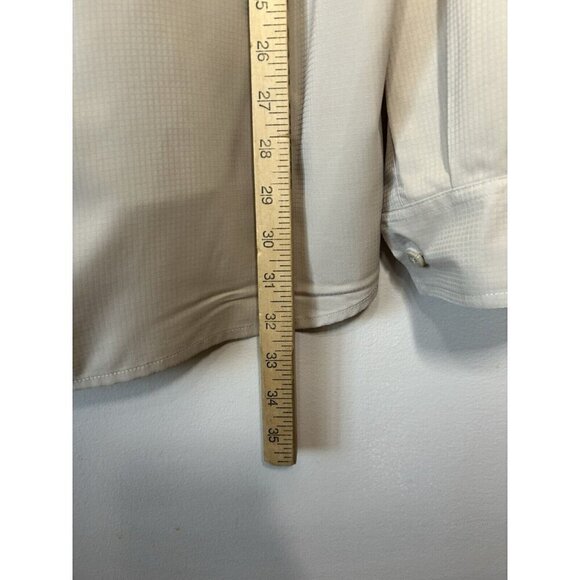 Columbia PFG Shirt Men's Fishing Outdoor Vented Tan Long Sleeve Size Large - Picture 6 of 10